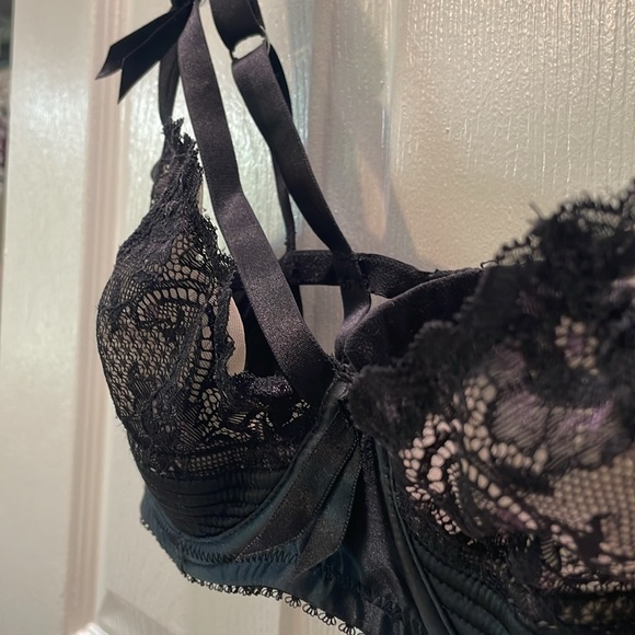 DITA VON TEESE Madame X Balconette Bra Black US 32DD - Picture 6 of 7
